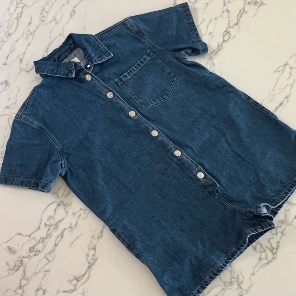Parke Denim Romper Size M (original packaging)